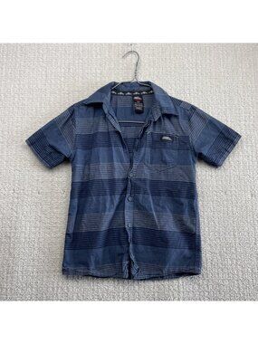 Y2K No Fear Button Up Shirt Youth Boys Sz M Skate Grunge 2000's Grunge Alt Read